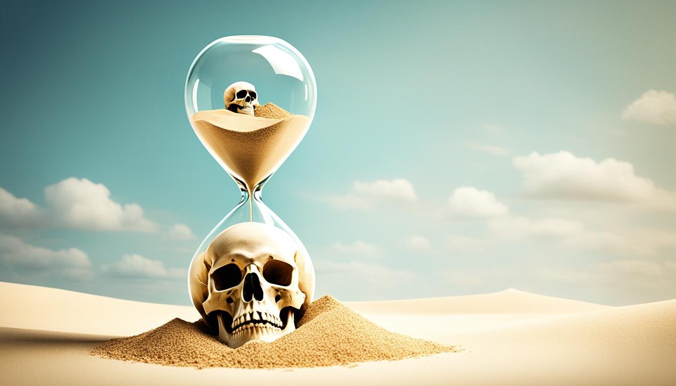 Reflexiona sobre la importancia del tiempo y la muerte