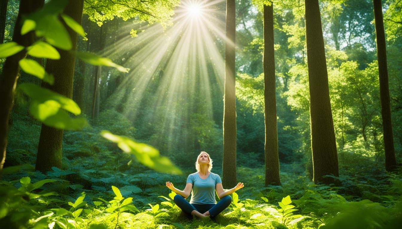 meditación en la naturaleza